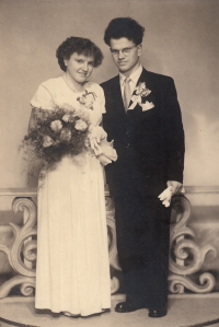Josef a Anna, svatba 1956