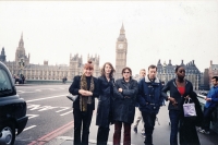 Dagmar Bláhová (on the left) with Věra Chytilová, London, 2002