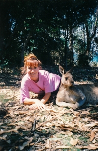 Dagmar Bláhová in Australia, 1990s 


