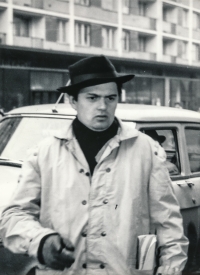 Hynek Bočan - director, filming of Private Whirlwind (Soukromá vichřice), 1960s