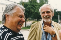 With Jiří Stránský