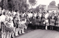 Slavnostní sjezd rodáků, Draženov – rodné město Jakuba Přibka, otce pamětníka (1972)