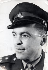 Josef Kuda v šedesátých letech jako příslušník SNB