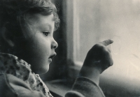 Martina Špinková as a child, 1962