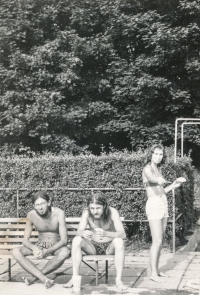 Kateřina Spurná, Ivan Lamper, Jaroslav Spurný, Malenovice, 1979