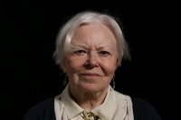 Miloslava Žáková, rozená Legnerová při natáčení ve studiu v  Praze 7. května 2021