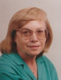 Margit Bartošová v roce 1975