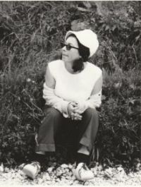 Margit na výletě na Luční boudu, asi 1976
