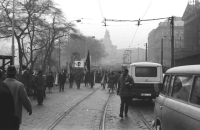 Palachův smuteční průvod Prahou