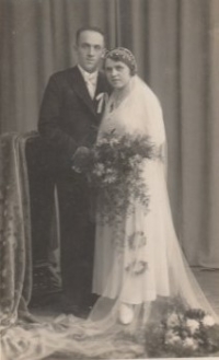 Svatba rodičů, Trutnov, 1934