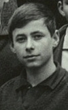 John Schwarz – 1965, detail z třídní fotografie 8.B, ZŠ Na Smetance