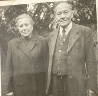 Svatava Dušková's grandparents Antonie Nováková and Rudolf Novák 
