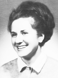 Anna Macková when twenty years old 