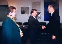 Eliška Wagnerová, jmenování místopředsedkyní Ústavního soudu (2002), návštěva Luziuse Wildhabera, předsedy Evropského soudu pro lidská práva