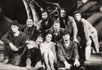 Kulisáci olomouckého divadla okolo r. 1980
