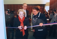 Eliška Wagnerová with Madeleine Albright the former US Secretary of State