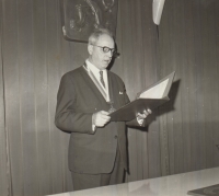 Otec pamětnice Václav Koláček v roce 1969