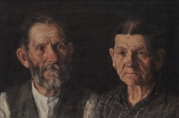 Portrét rodičů malovaný Josefem Štainochrem