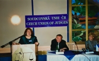 Soudcovská unie ČR, Eliška Wagnerová, 22. listopad 2002 