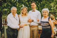 Granddaughter's wedding, 2020
