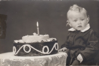 Ludmila as a child, 1959 