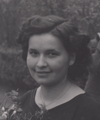 Naděžda Švédová in 1955