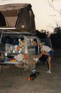 Dovolená s manželkou Sigrid v Guineji, Velikonoce 1986