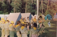 A camp after Scouting's restoration
