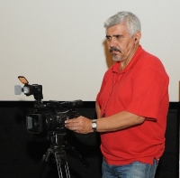 By the director's job.
