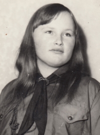Ludmila Hronová jako skautka