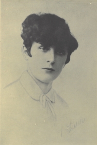 Vlasta Šimíčková, Jindřiška Deáková's mother, around 1922

