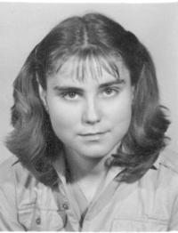 Lenka Karfíková at the grammar school