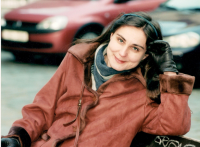 Lenka Karfíková - photo taken for AD magazine, 2003