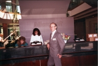 Pracovně u Microsoftu v Redmont, Kalifornie 1991