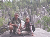 S manželkou Danuší na výletě, 2005