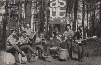 Vojenská kapela ve Znojmě, Ladislav Fröde za bicími, 1967