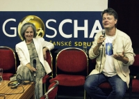 S Táňou Fischerovou na setkání spolku Goscha