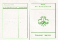 Marta Štáflová's Scout card