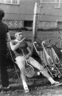 Rok 1983 a Jaroslav Křížek při sportu v Zelenči