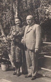 Grandfather Fridolin and grandmother Anna