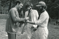 An ISBA match - the 60s (Bojan Čermák on the left) 