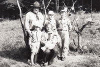Ludmila Hronová s manželem a dětmi