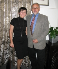 Arnošt Růžička with his wife Miroslava