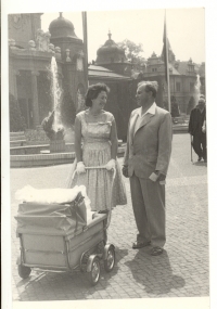 František a Jarmila Gabrielovi v roce 1960 