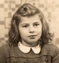 Miloslava Skupová v dětství 