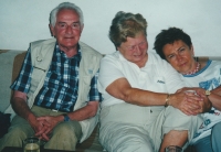 S Jiřím Veselým a Jiřinou Šiklovou, kolem roku 2000
