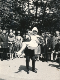 Svatba Jaromíra Pomahače, Praha, 1966