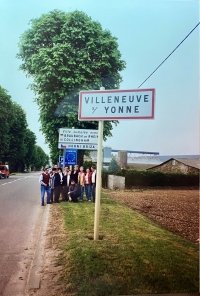On a trip in Villeneuve-sur-Yonne - the twin town of Horní Bříza		