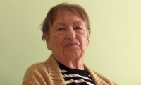 Jana Chvojková 2021 v domově seniorů Barbora, Kutná Hora