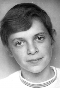 Jiří David as a child, the 1960s 
